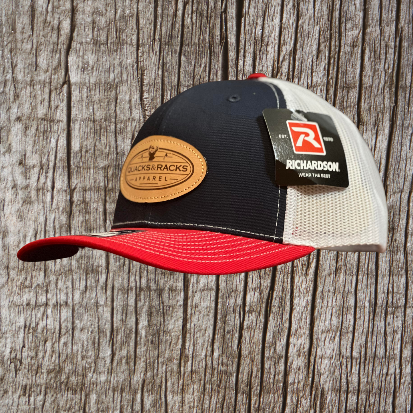 Navy Red & White Richardson Snapback Hat