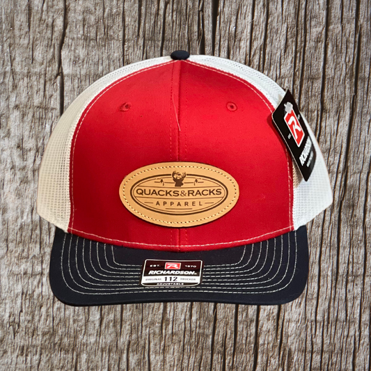 Red, Navy & White Richardson Snapback Hat