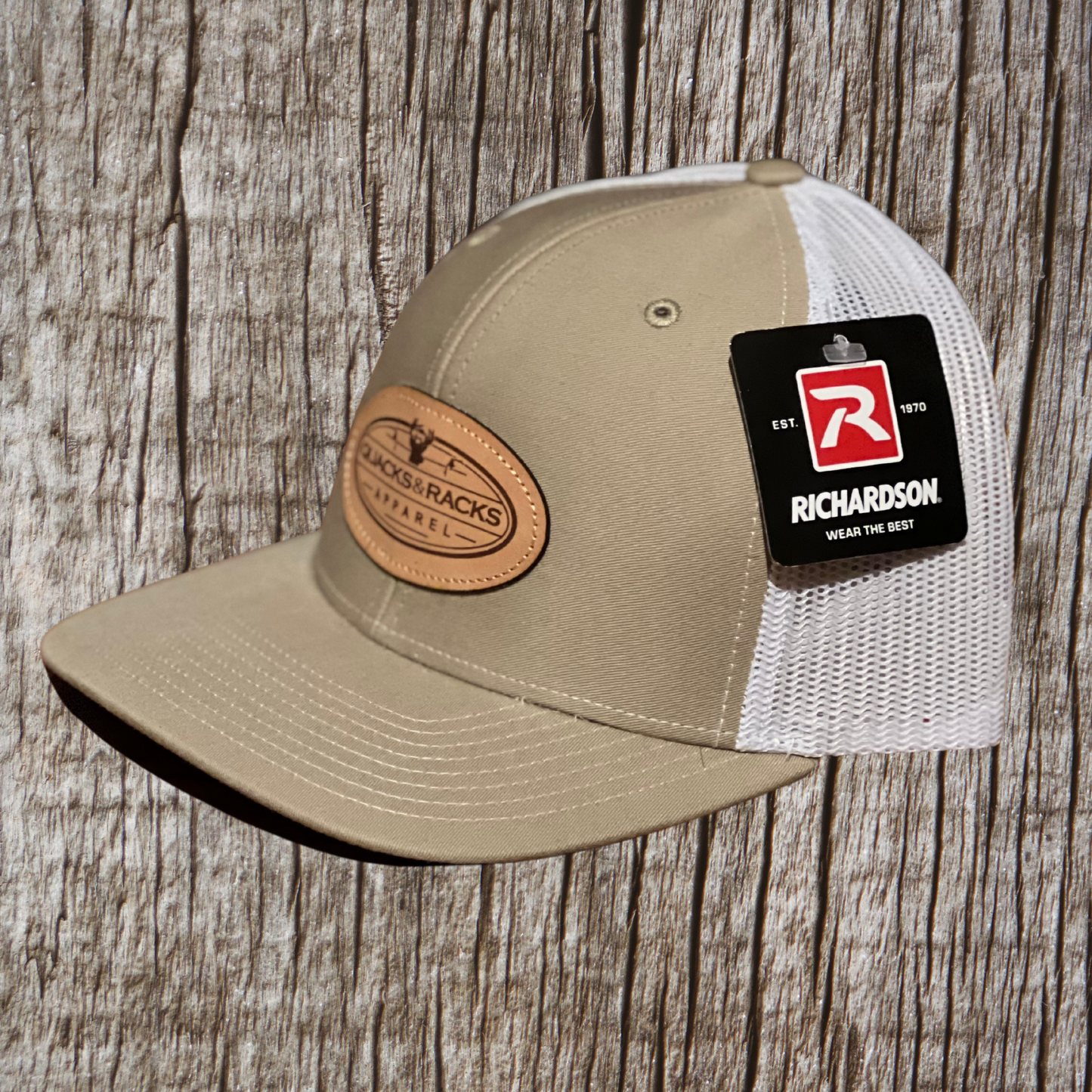 Tan & White Richardson Snapback Hat
